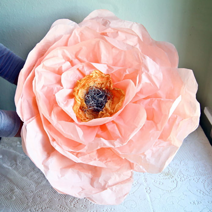 La flor terminada