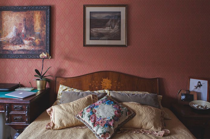 dormitorio de estilo clásico