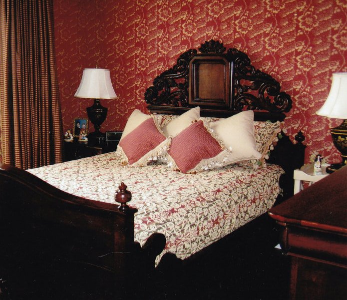 papel pintado en el dormitorio