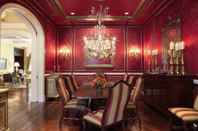 comedor de estilo clásico