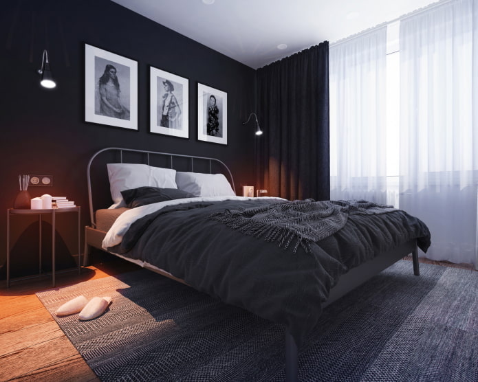 Diseño de dormitorio en una Brezhnevka