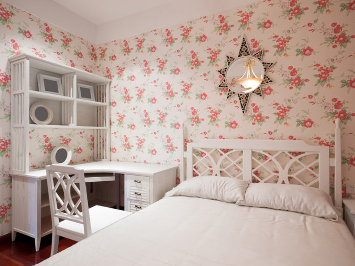 Papel pintado de estilo provenzal