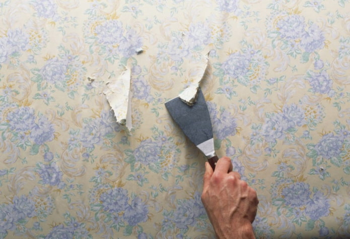 remove old paper wallpaper
