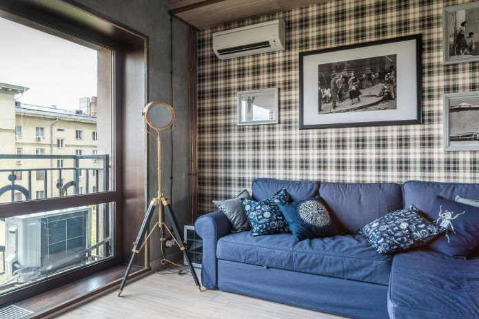 papel pintado estilo loft