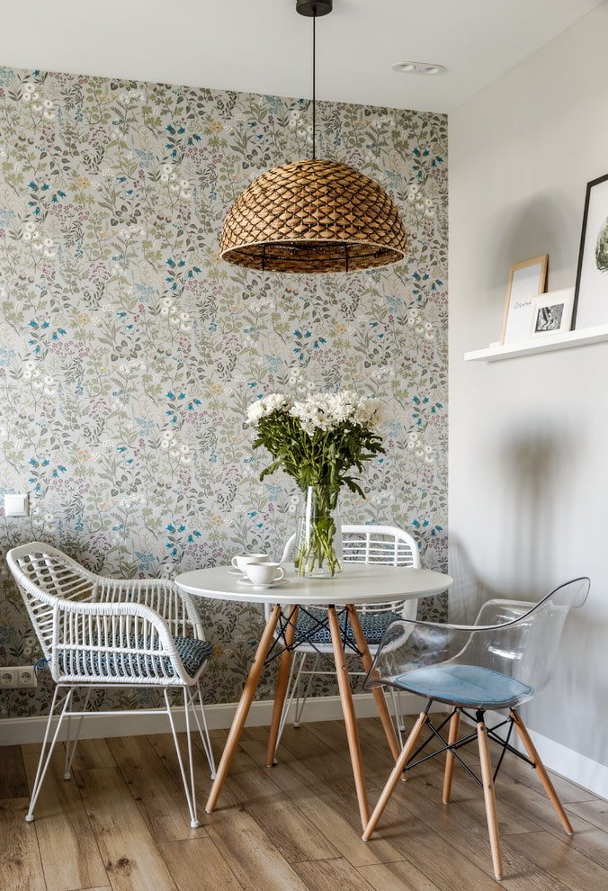 papel pintado de papel en el interior