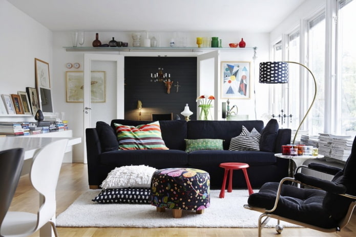 sofa in the interior