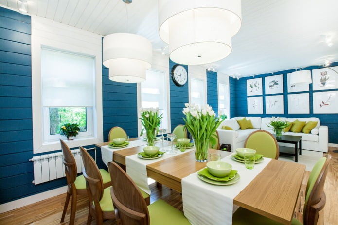interior de la cocina-comedor