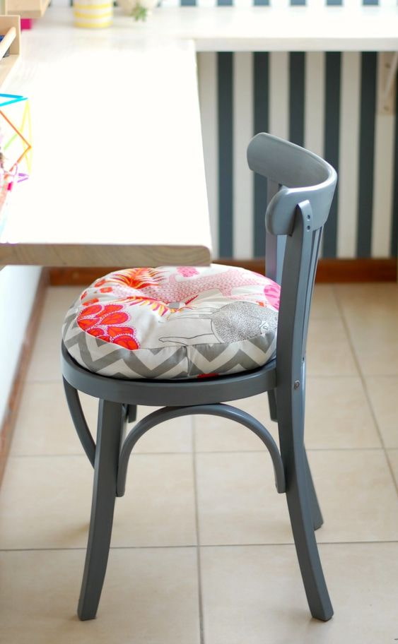 Silla con cojín