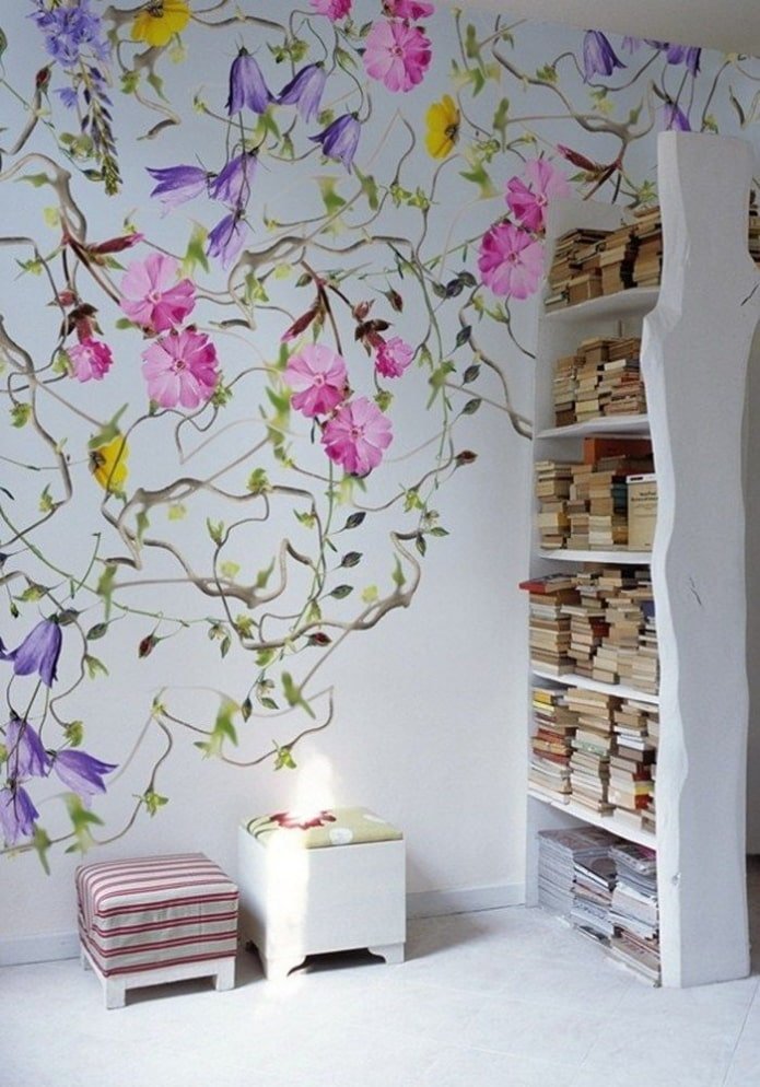 arte mural en el interior