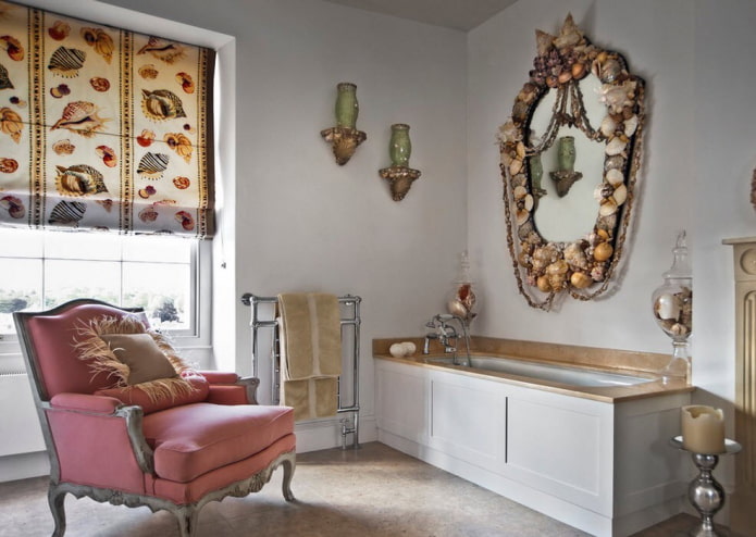 decoración de espejos al estilo provenzal