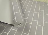 Papel pintado de ladrillo gris