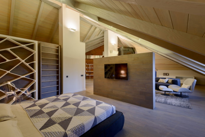 Tabique rectangular en el interior