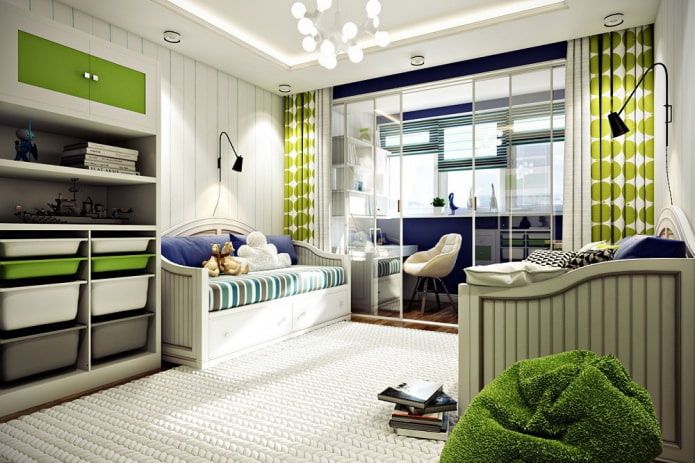 Planificación de una habitación infantil para dos niños