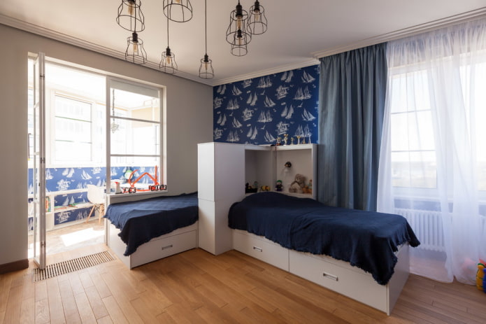 Planificación de una habitación infantil para dos niños