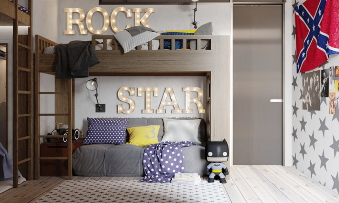 muebles para habitación infantil para dos niños