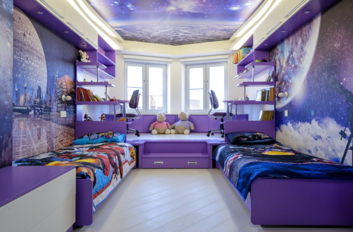 Diseño de una habitación infantil para dos niños
