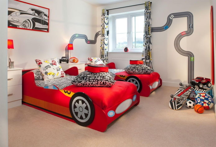 diseño de una habitación infantil para dos niños