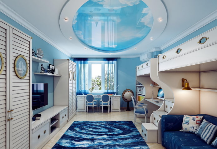diseño de una habitación infantil para dos niños