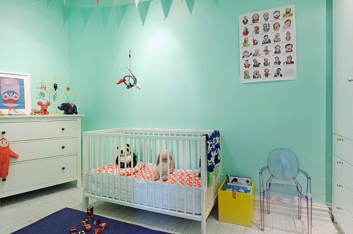 habitación infantil para recién nacido