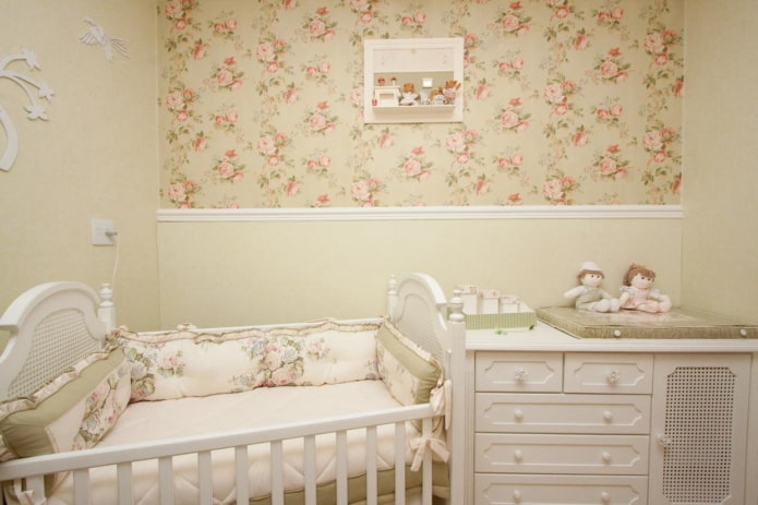 a nursery for a newborn 