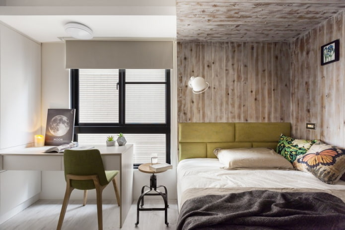 Decoración de habitación infantil de estilo industrial