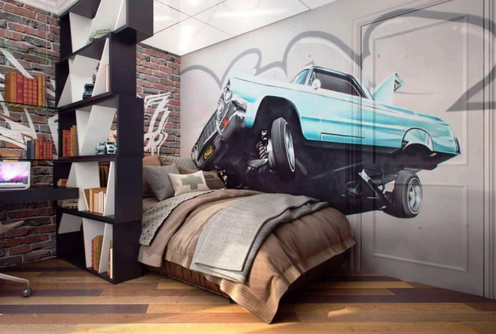 decorar una habitación infantil en estilo industrial