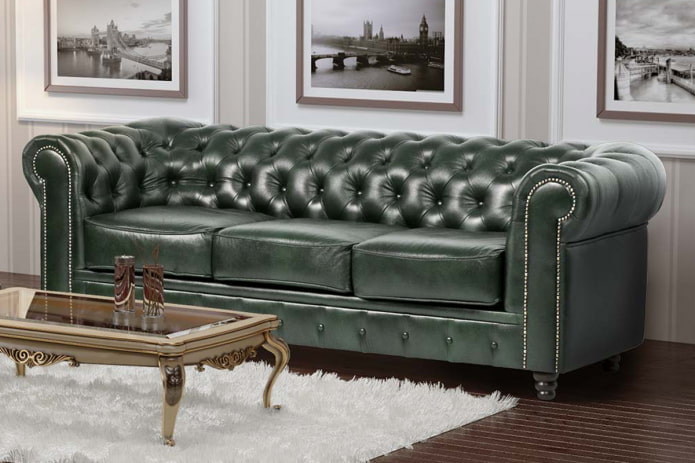 leather chester sofa