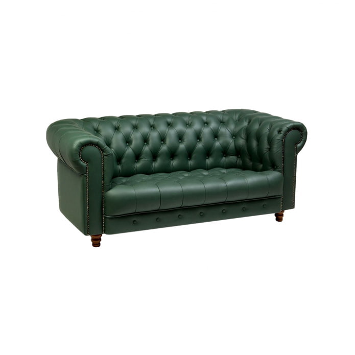 green chester sofa