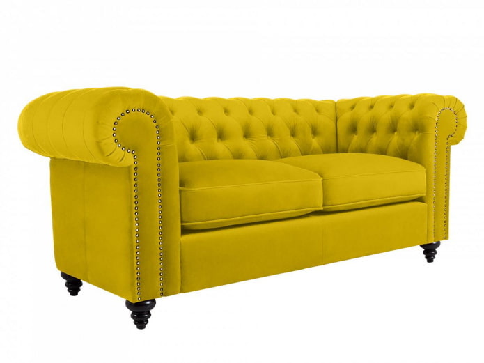 bright English sofa