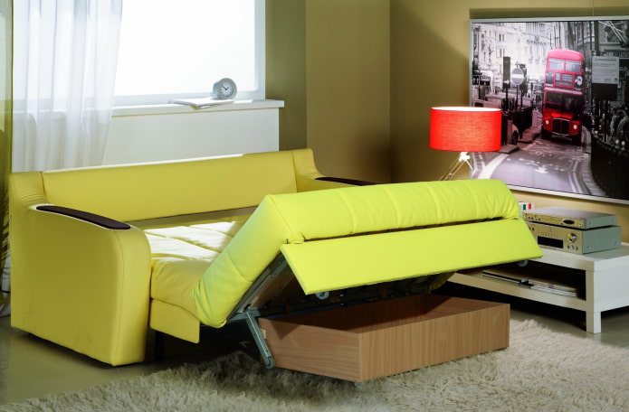 modelo plegable en acordeón en el interior