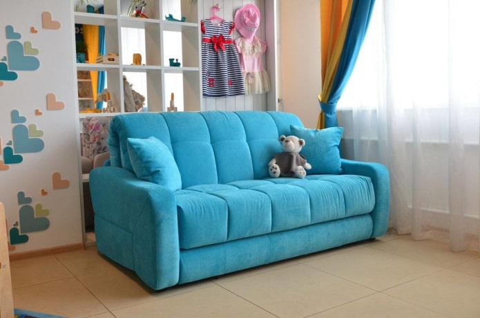 sofá plegable para habitación infantil
