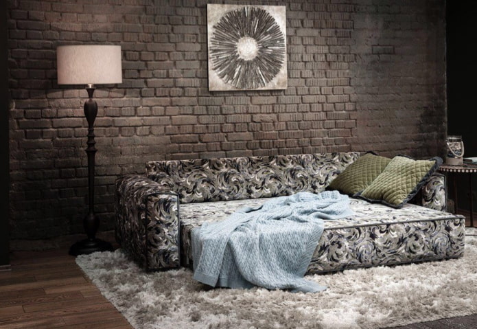 sofá cama estilo loft