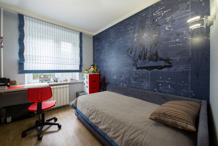 diseño de una habitación infantil para un niño