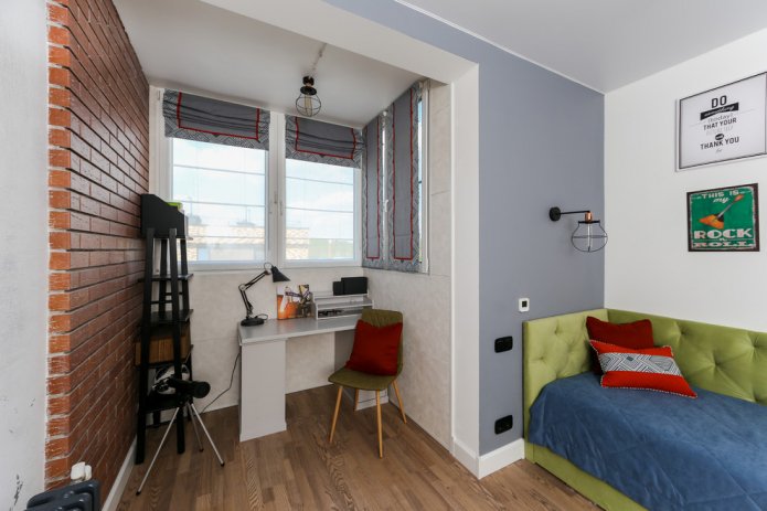 diseño de un dormitorio infantil de 9 metros cuadrados