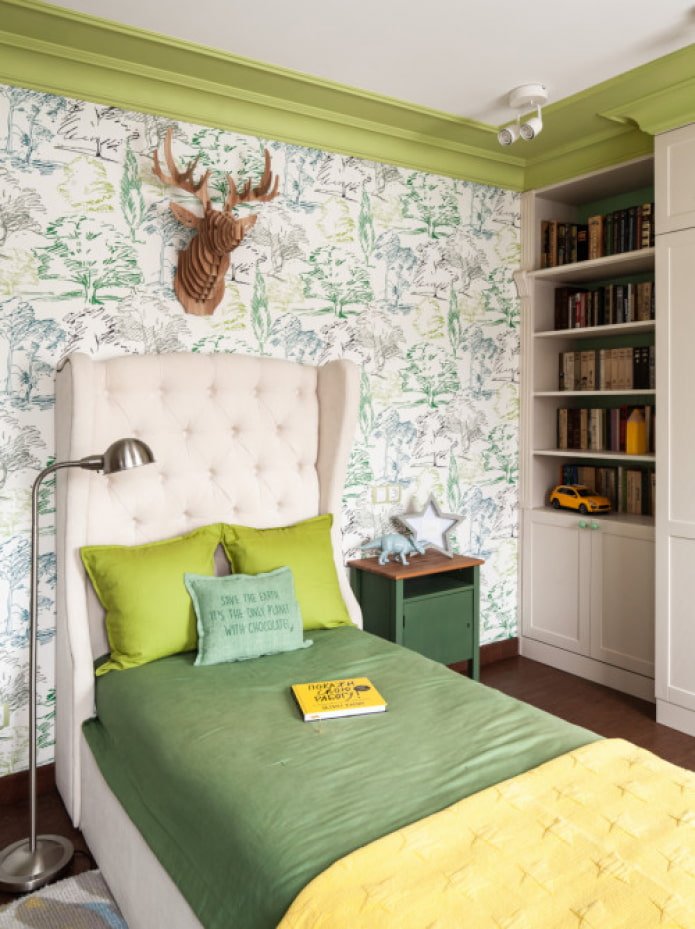 Cama infantil con cabecero