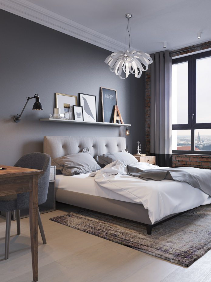 dormitorio de estilo moderno