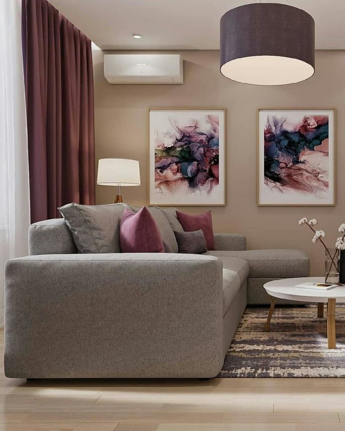 Paleta de colores para la sala