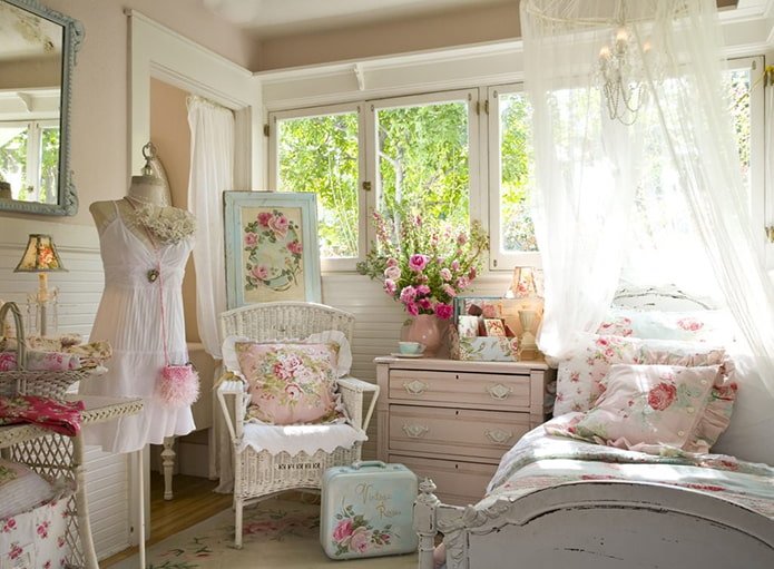 Shabby chic en el interior