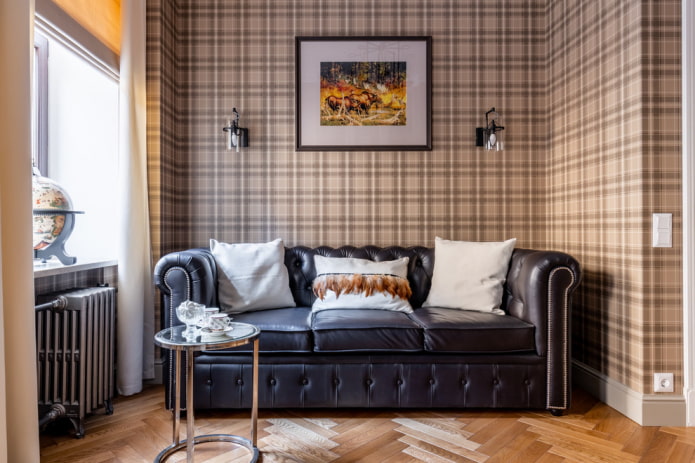 muebles en el interior del estudio