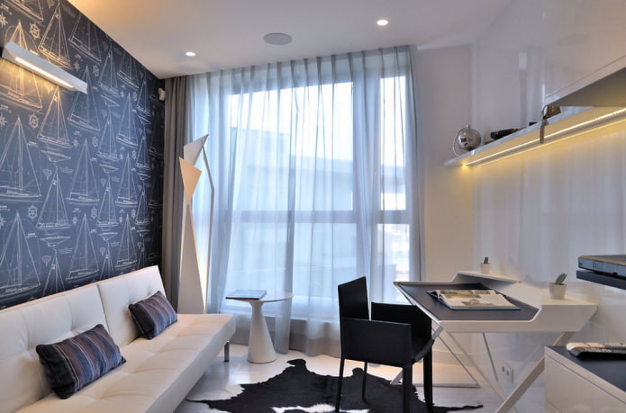 diseño interior de oficina pequeña