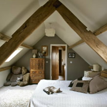 ¿Cómo decorar una habitación en el ático?-1
