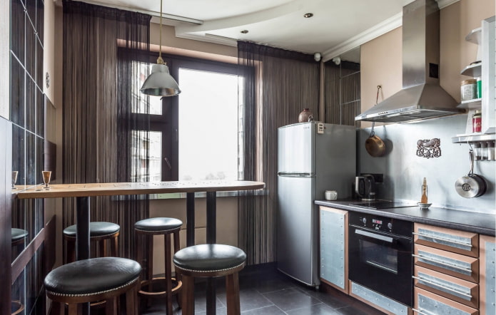 cocina con barra