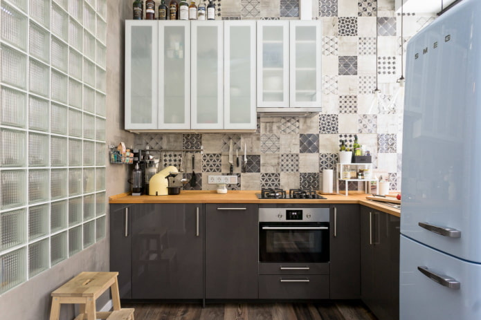 azulejos de vidrio para la cocina