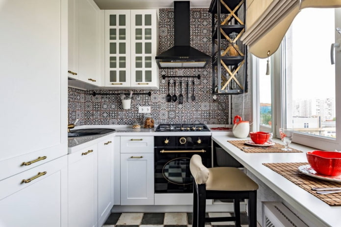 Decoración de cocina de 6 metros cuadrados