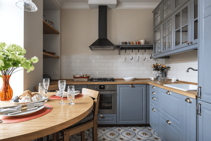 juego de cocina de 6 metros cuadrados
