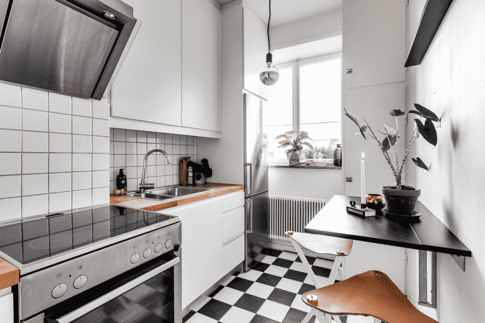 Decoración de cocina de 6 metros cuadrados