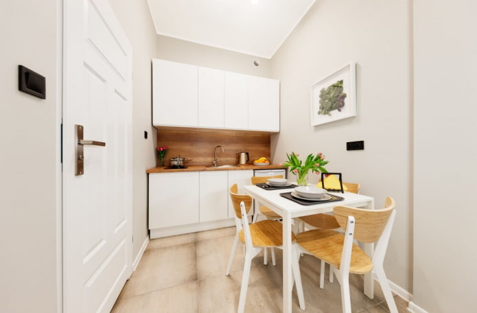 Decoración de cocina de 8 m²