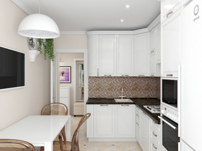 acabado de cocina de 8 m²