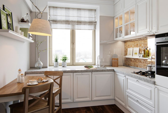 cocina con ventana