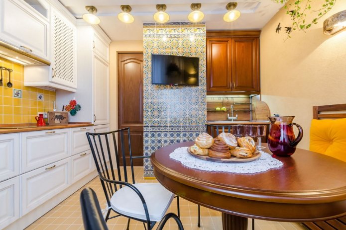 cocina de estilo campestre